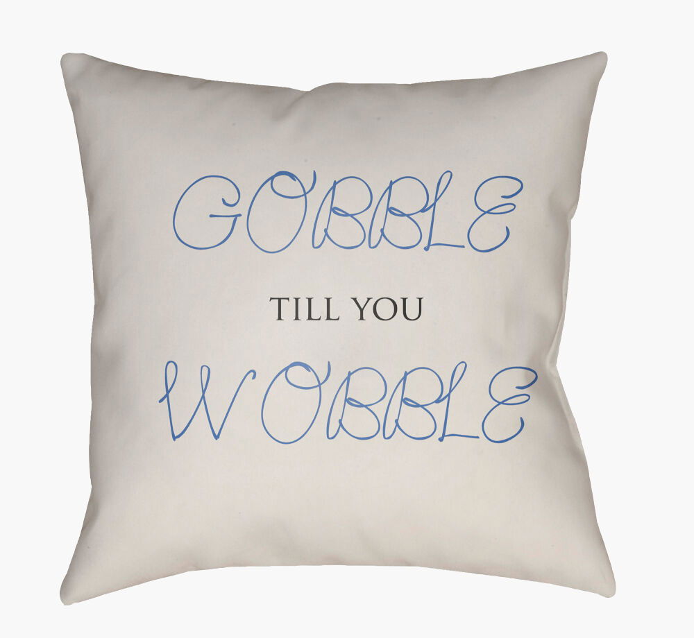 Gobble Till You Wobble Accent Pillow large image 
