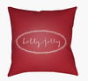 Holly Jolly Accent Pillow, Decorative Pillow by Surya, 18" length x 18" width thumbnail