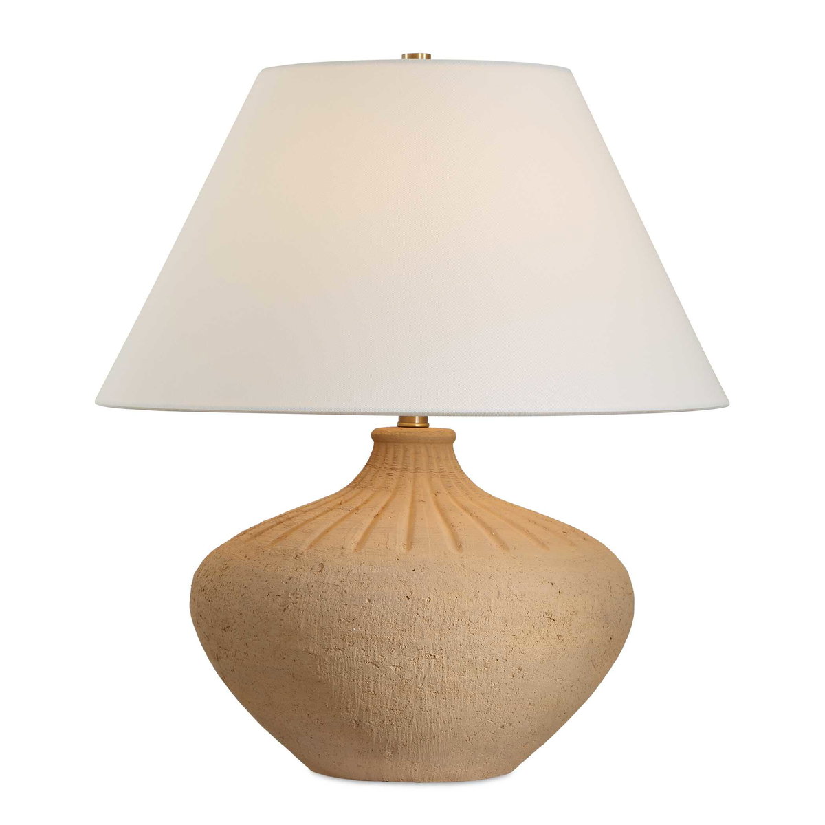 Eldon Terracotta Table Lamp, by Uttermost, 21" width x 23.5" height x 21" depth View 1