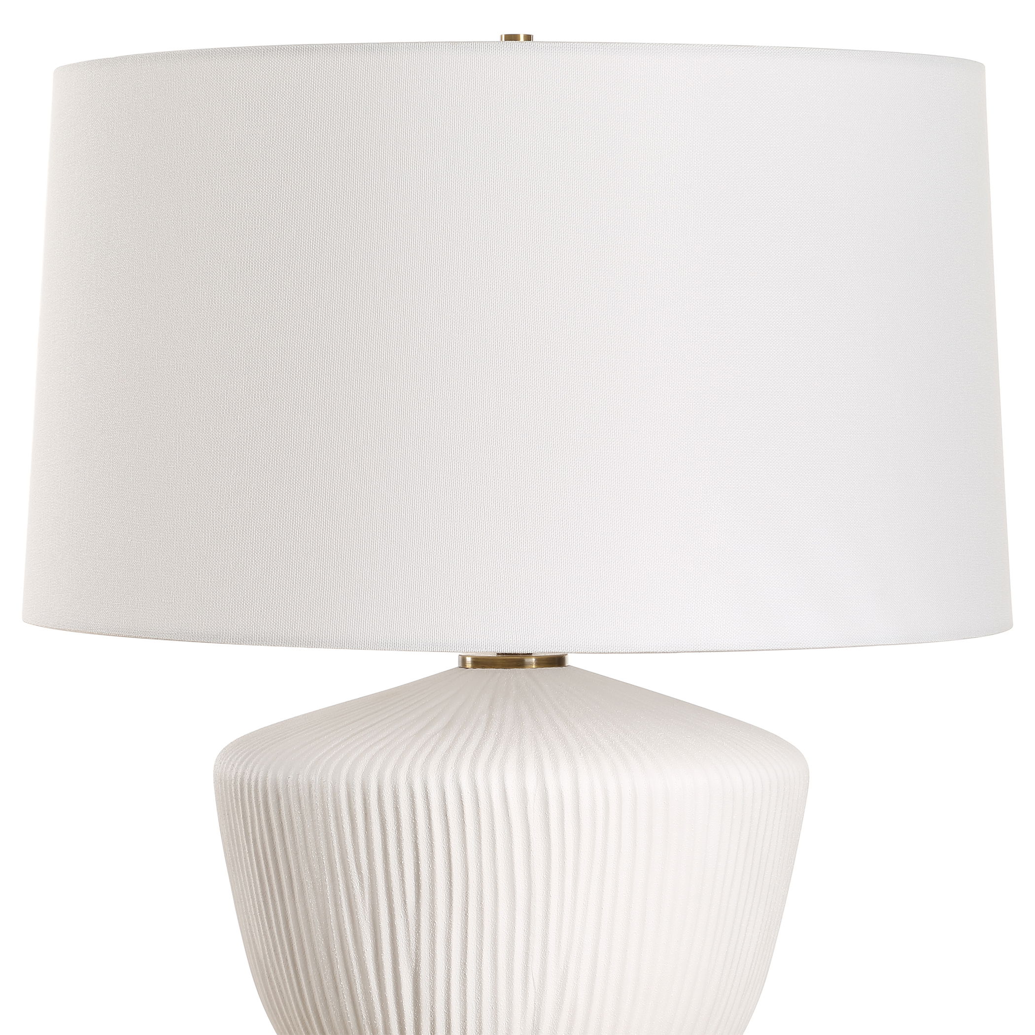 Maisie White Table Lamp large image 