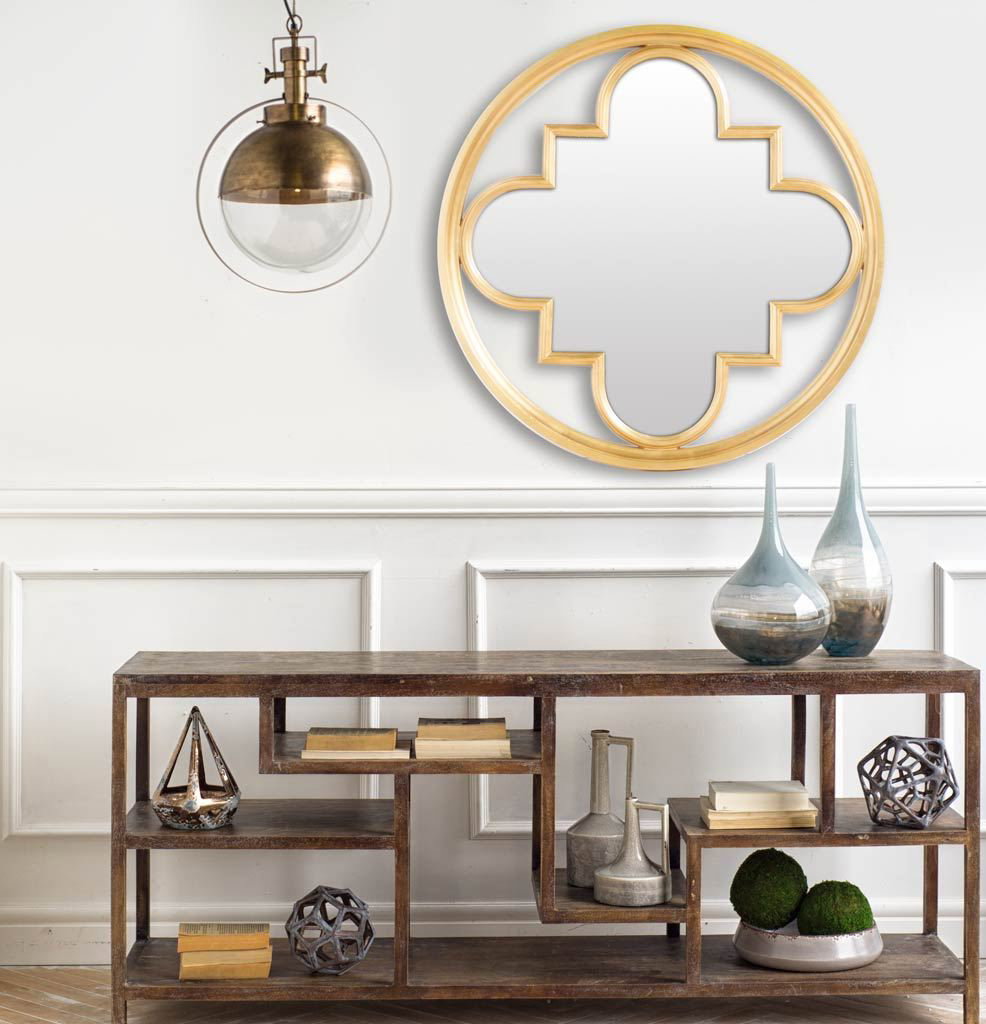 Leighton I 15x20 Gold Toned Metal Spherical Pendant Light, by Mercana, 15" length x 15" width x 20" height View 2