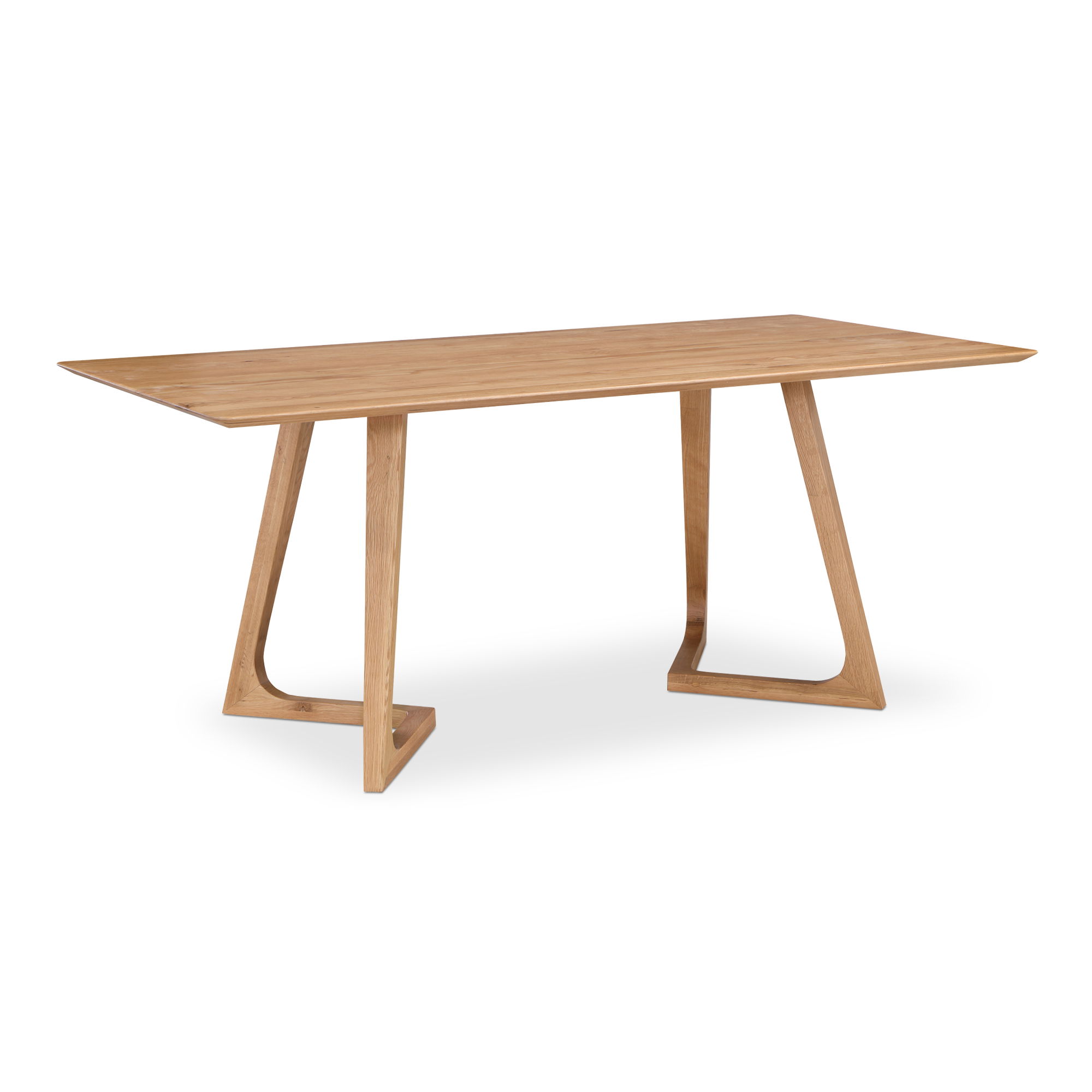 Godenza Rectangular Dining Table Oak large image 