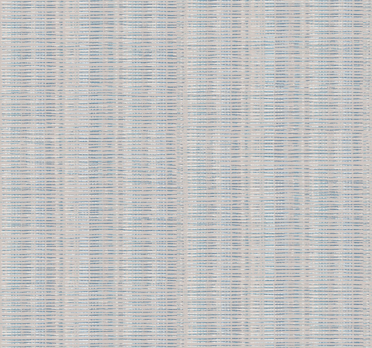 Broken Boucle Stripe Putty & Blue Wallpaper, by York Wall, 27' length x 2'3" width x 0.02" depth