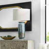 Olesya Swirl Glass Table Lamp, by Uttermost, 1'4" width x 2'6.25" height x 1'4" depth thumbnail 2