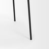 Carolyn Dining Chair with Oatmeal Fabric & Matte Black Metal, by Mercana, 20.5" length x 23.75" width x 31" height thumbnail 13