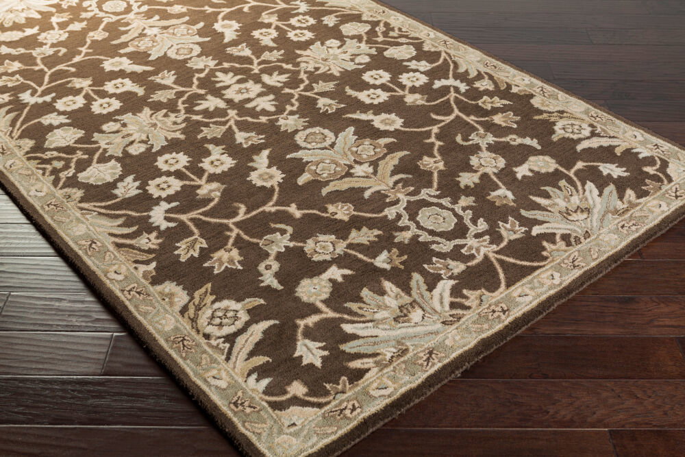 Caesar Handmade Rug, by Surya, 1'6" length x 1'6" width