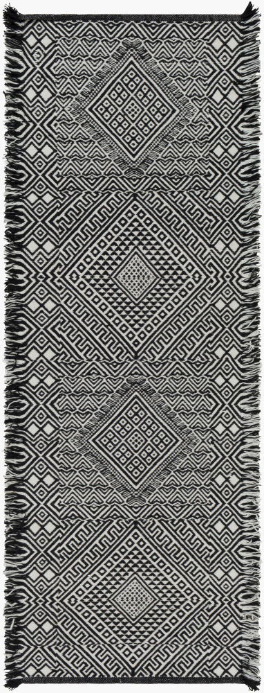 Zanafi Handmade Rug, by Surya, 8' length x 2'6" width