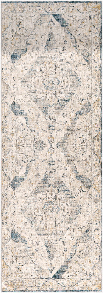 Cardiff Machine Woven Rug, by Surya, 7'2.61" length x 2'7.5" width