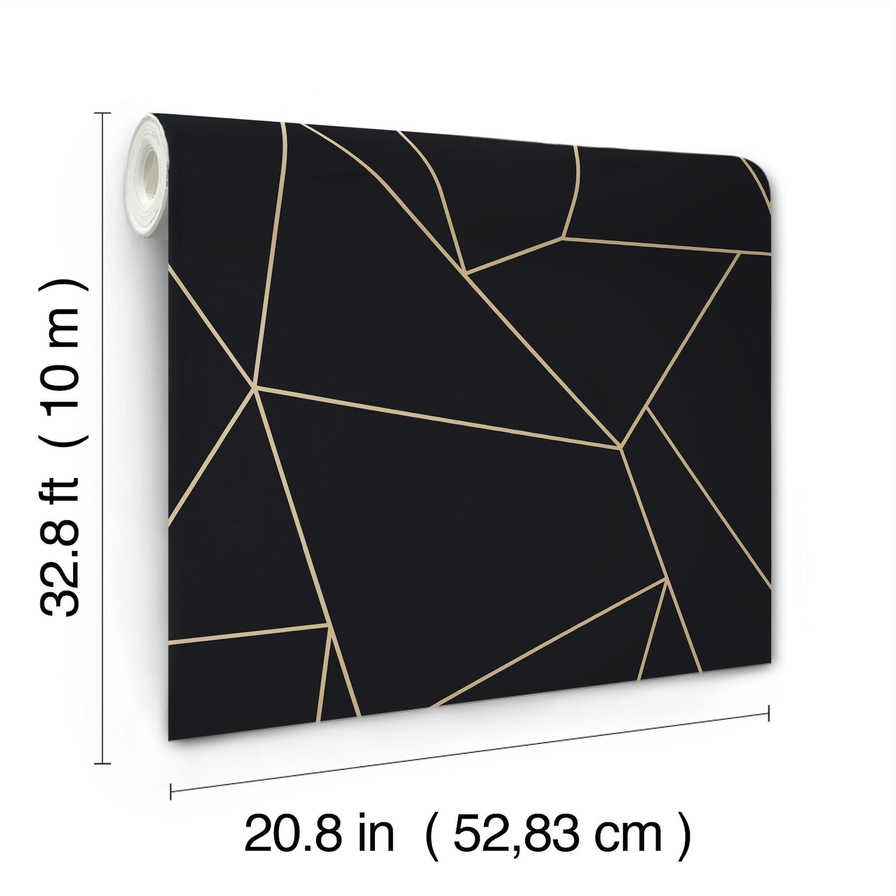 Nazca Black & Gold Wallpaper large image 