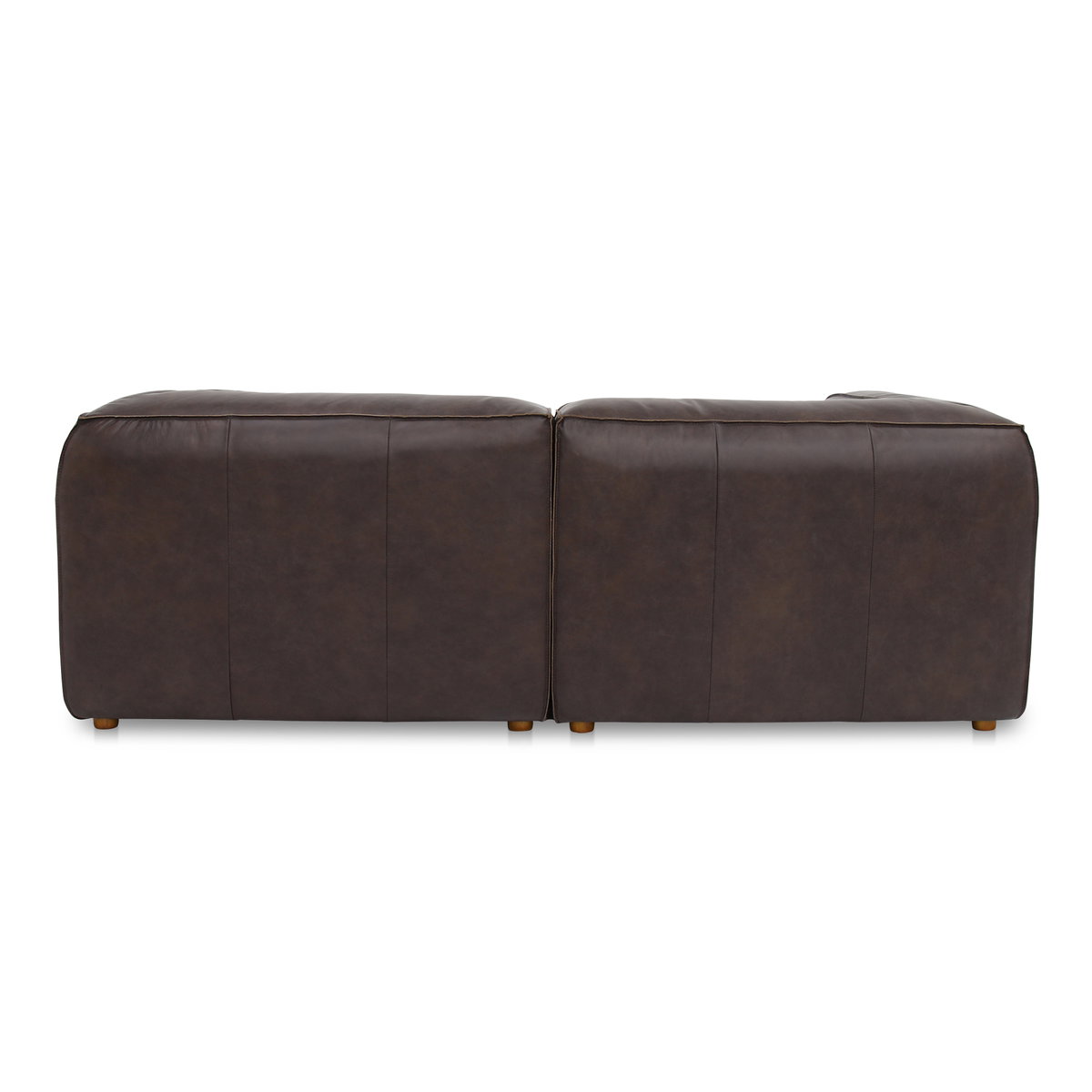 Form Nook Modular Sectional Espresso Brown, Sectional Sofa by Moe's Home, 81" width x 26" height x 71.5" depth View 4
