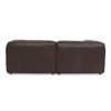 Form Nook Modular Sectional Espresso Brown, Sectional Sofa by Moe's Home, 81" width x 26" height x 71.5" depth thumbnail 4