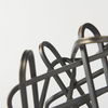 Henderson  Black Metal Paperclip Decorative Object, by Mercana, 12.2" length x 9.06" width x 9.06" height thumbnail 9