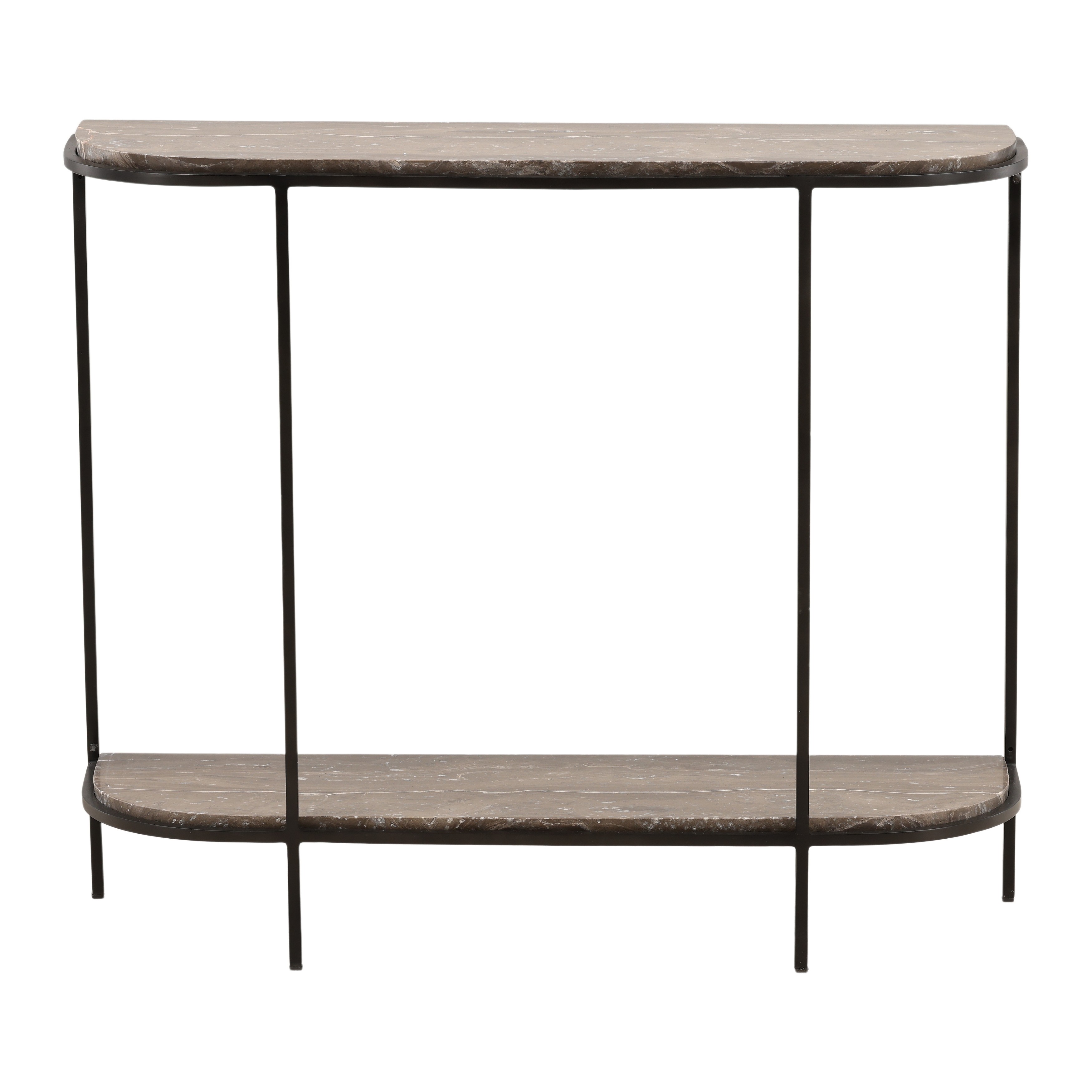 Brian Console Table Brown, by Dovetail, 36" width x 30" height x 11" depth View 2