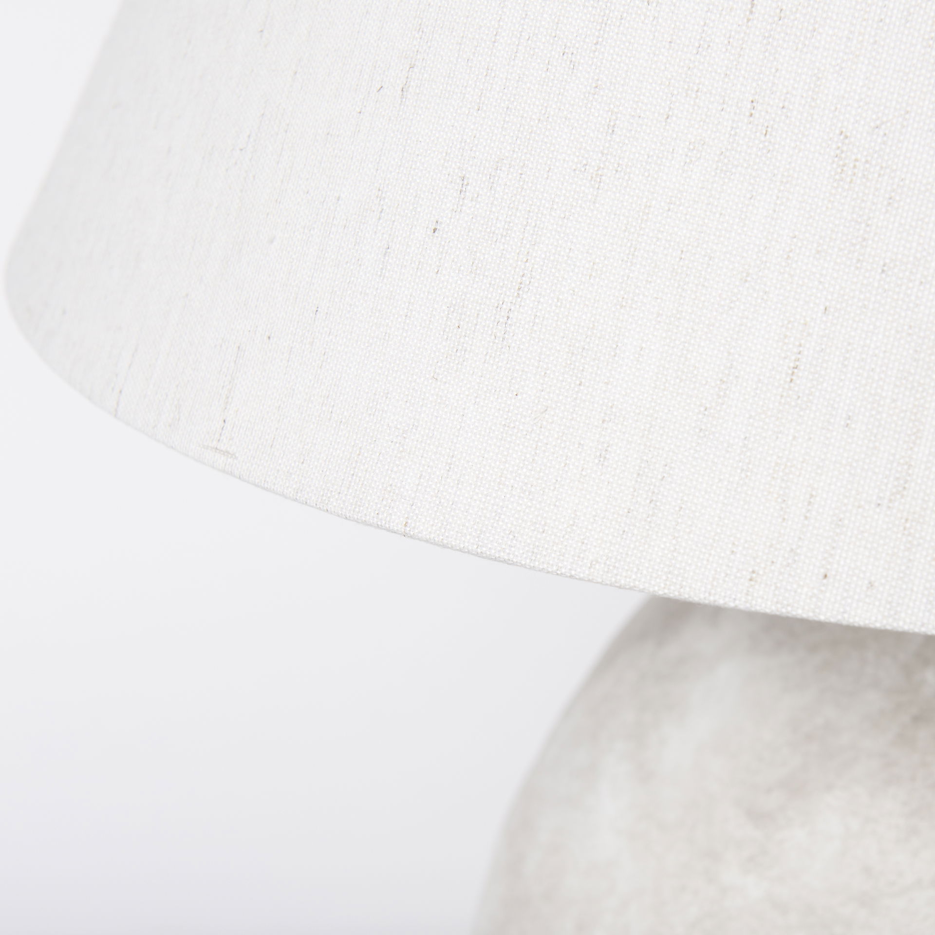 Mehdi Cream Ceramic Table Lamp large image 