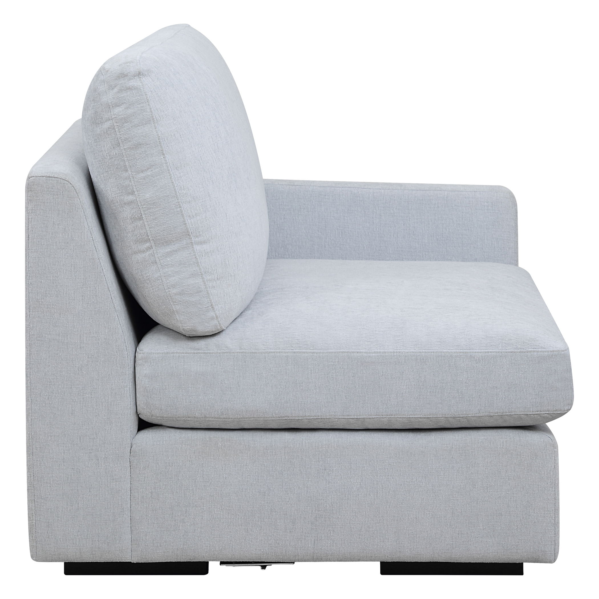 Refuge Cloud Blue Right Arm Facing Sofa large image 