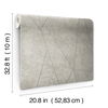 Nazca Light Grey & Silver Wallpaper, by York Wall, 32'9.6" length x 1'8.8" width x 0.02" depth thumbnail 7