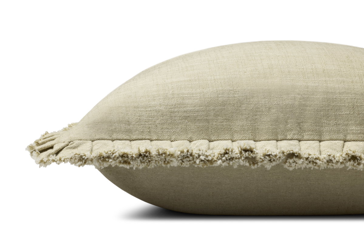 Loloi Green Pillow, Decorative Pillow, 20" length x 20" width View 3