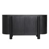 Stefan Sideboard Black, Sideboards & Buffet by Dovetail, 62.99" width x 32.5" height x 19.5" depth thumbnail 2