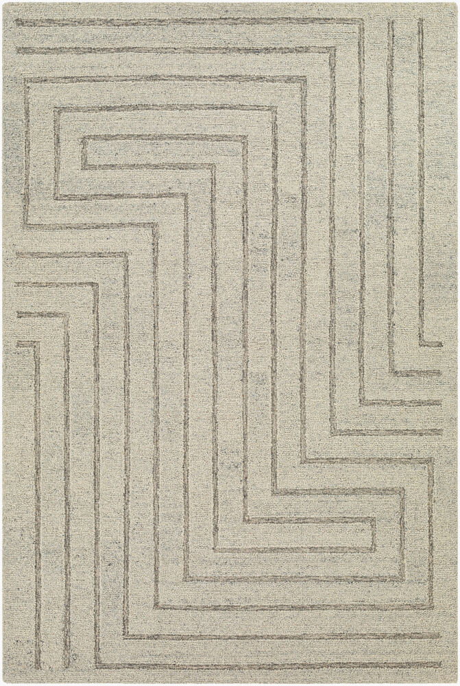 Madelyn Handmade Rug, by Surya, 1'6" length x 1'6" width
