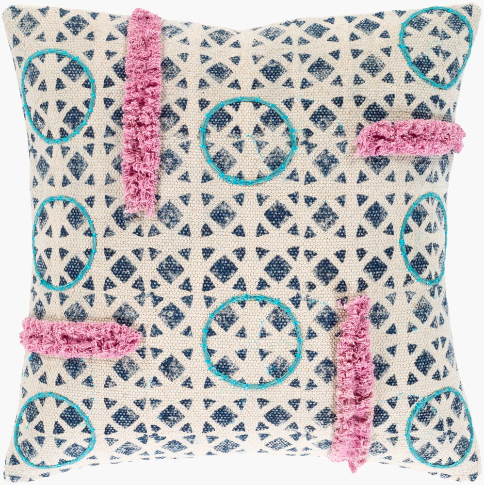Phoebe Accent Pillow, Decorative Pillow by Surya, 18" length x 18" width