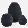 Hearth Matte Black Vases, Set/3 thumbnail 0