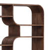 Gaetan Bookcase Brown, Shelving & Bookcase by Dovetail, 66.85" width x 78.5" height x 15.75" depth thumbnail 5