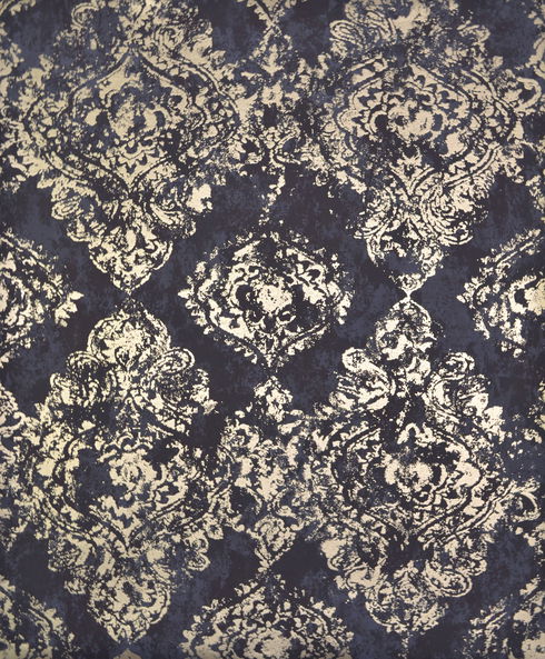 Stargazer Plum & Gold Wallpaper