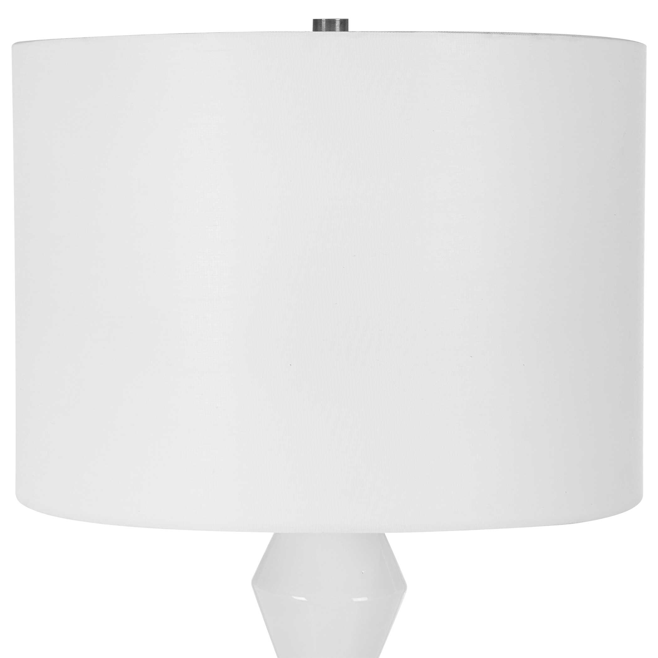 Architect White Table Lamp large image 