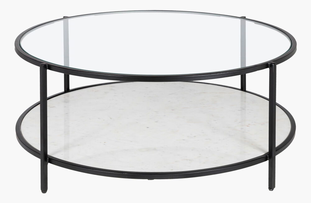 Alecsa Coffee Table, by Surya, 36" width x 14" height