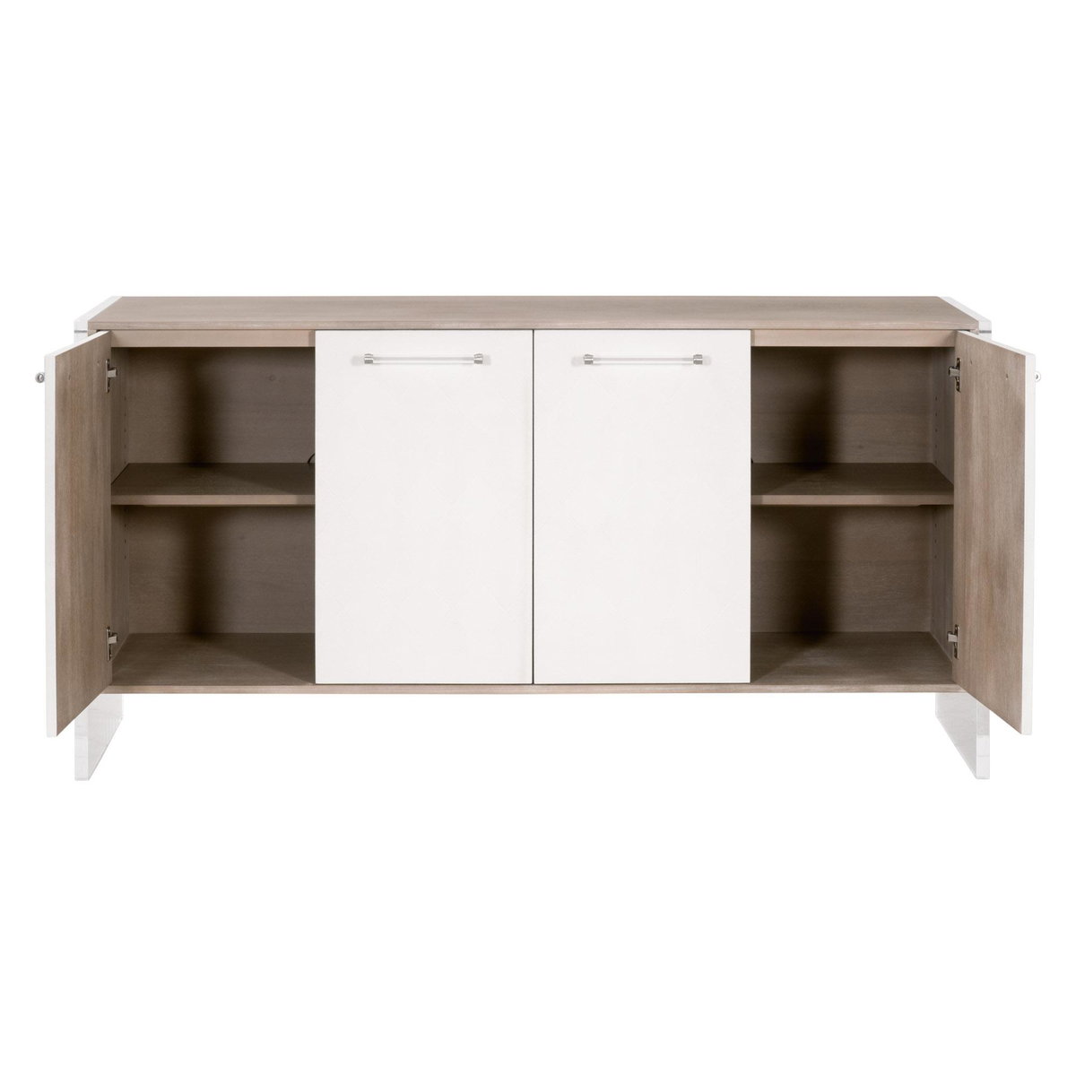 Lorin Shagreen Media Sideboard, Cabinets & Sideboard by Essentials for Living, 67" width x 34.5" height x 19" depth View 2