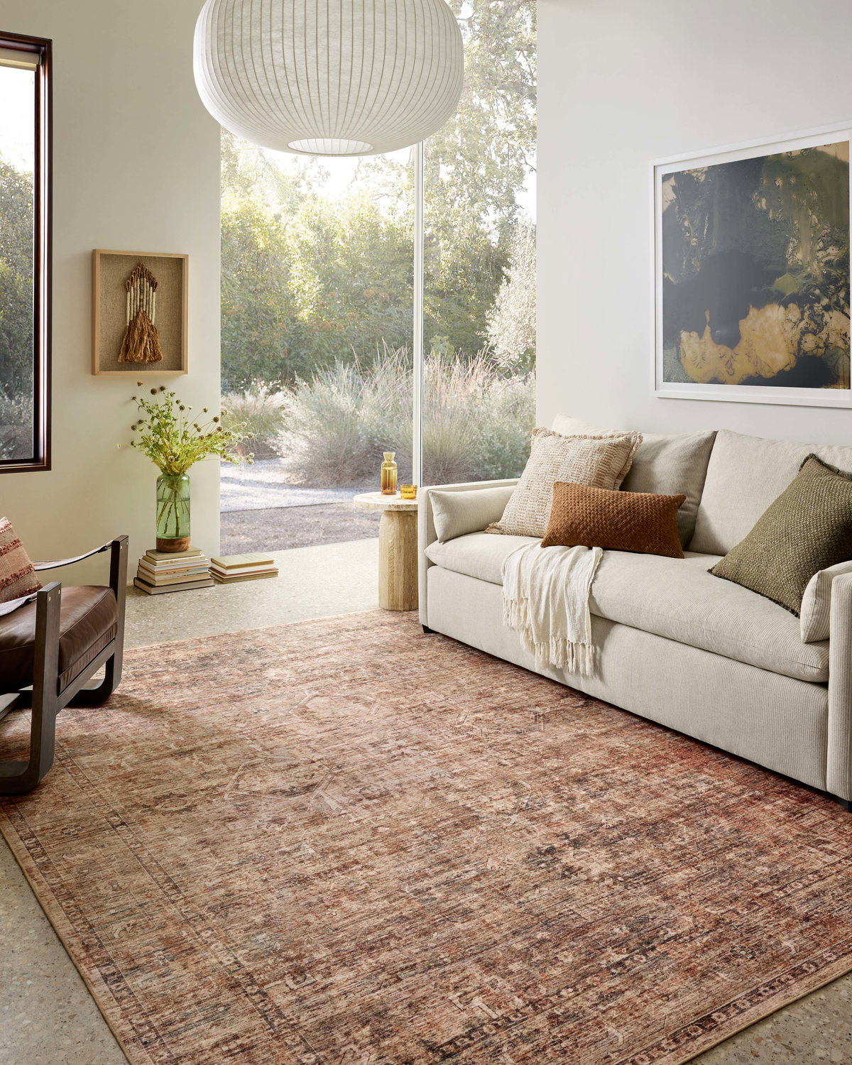 Loloi II Anniston Rug, 1'6" length x 1'6" width View 2