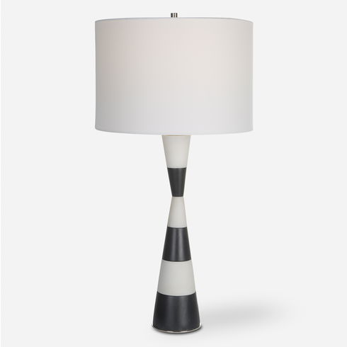 Bandeau Banded Stone Table Lamp
