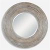 Vortex White Washed Round Mirror thumbnail 0