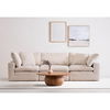 Terra Modular Sofa Coastside Sand, Sectional Sofa by Moe's Home, 114" width x 32" height x 38" depth thumbnail 7