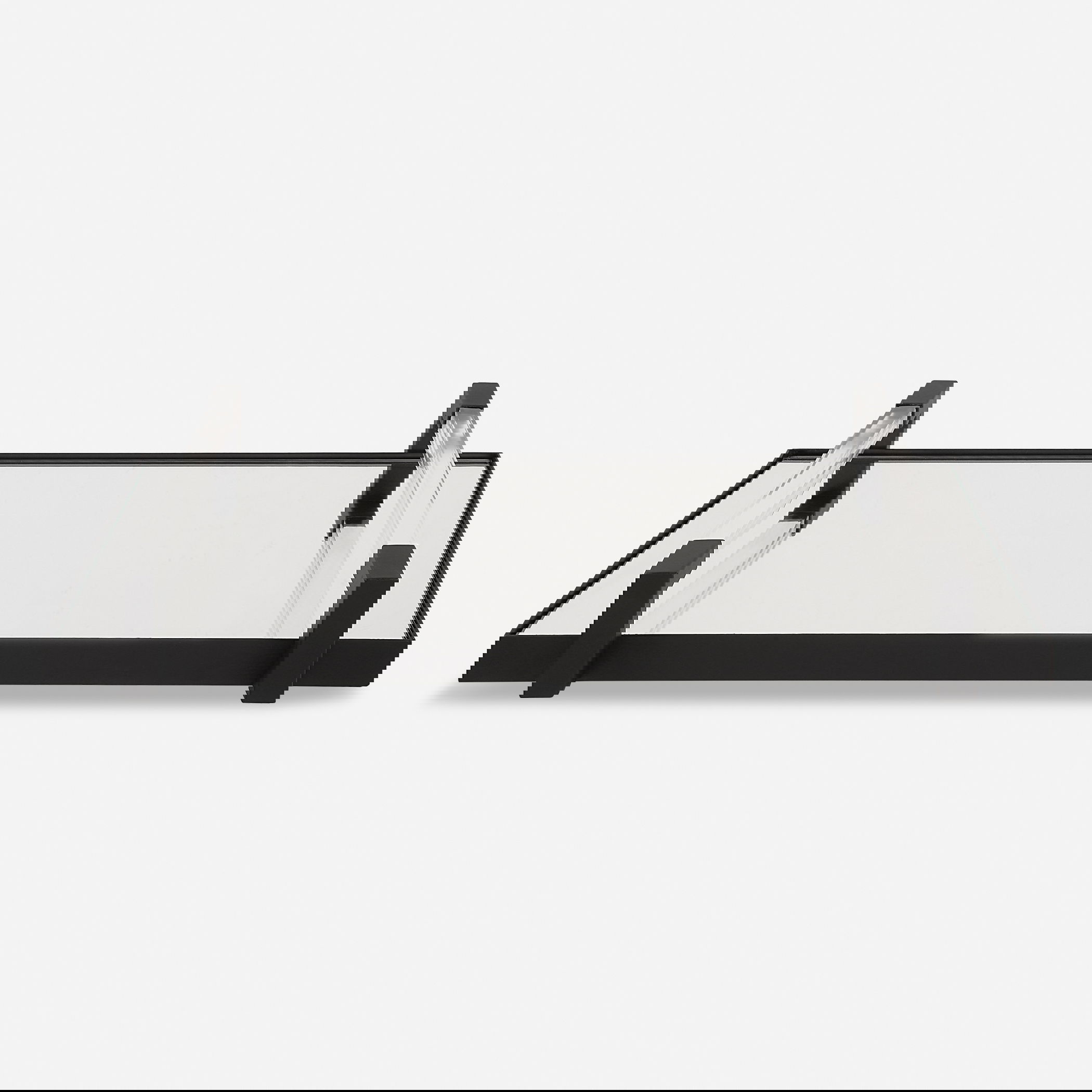 Deki Black Mirrored Tray large image 