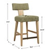 Elysian Moss Counter Stool, Counter & Bar Stool by Uttermost, 18.5" width x 37.5" height x 22" depth thumbnail 3