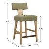Elysian Moss Counter Stool, Furniture by Uttermost, 18.5" width x 37.5" height x 22" depth thumbnail 3