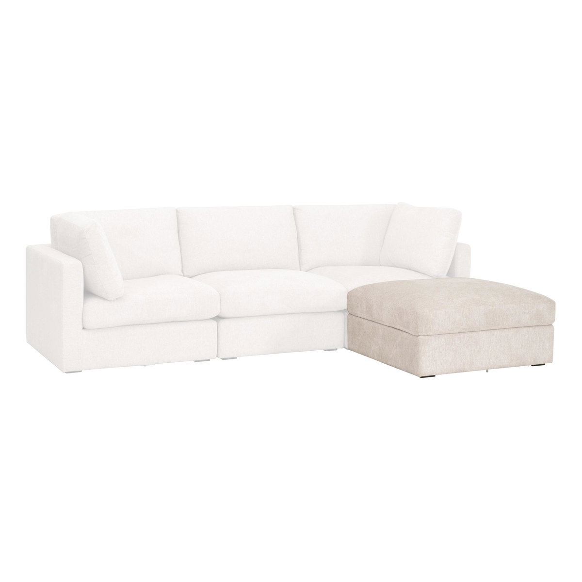 Daley Modular Storage Ottoman, by Essentials for Living, 41" width x 19.5" height x 38" depth View 7