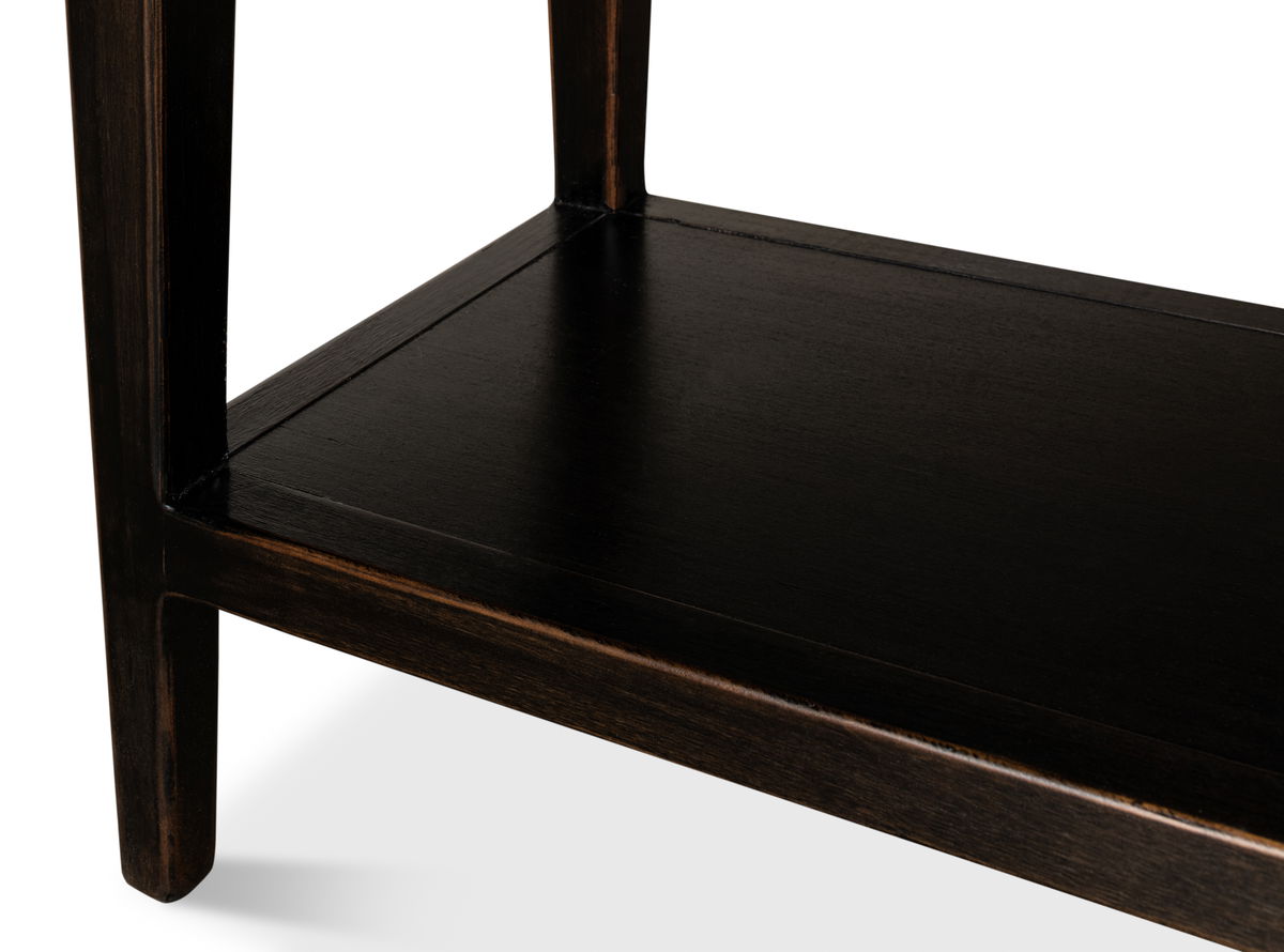 Beacon Hill Display Case  Ebony, by Sarreid, 1'5" length x 7'4" width x 7'1" height View 6
