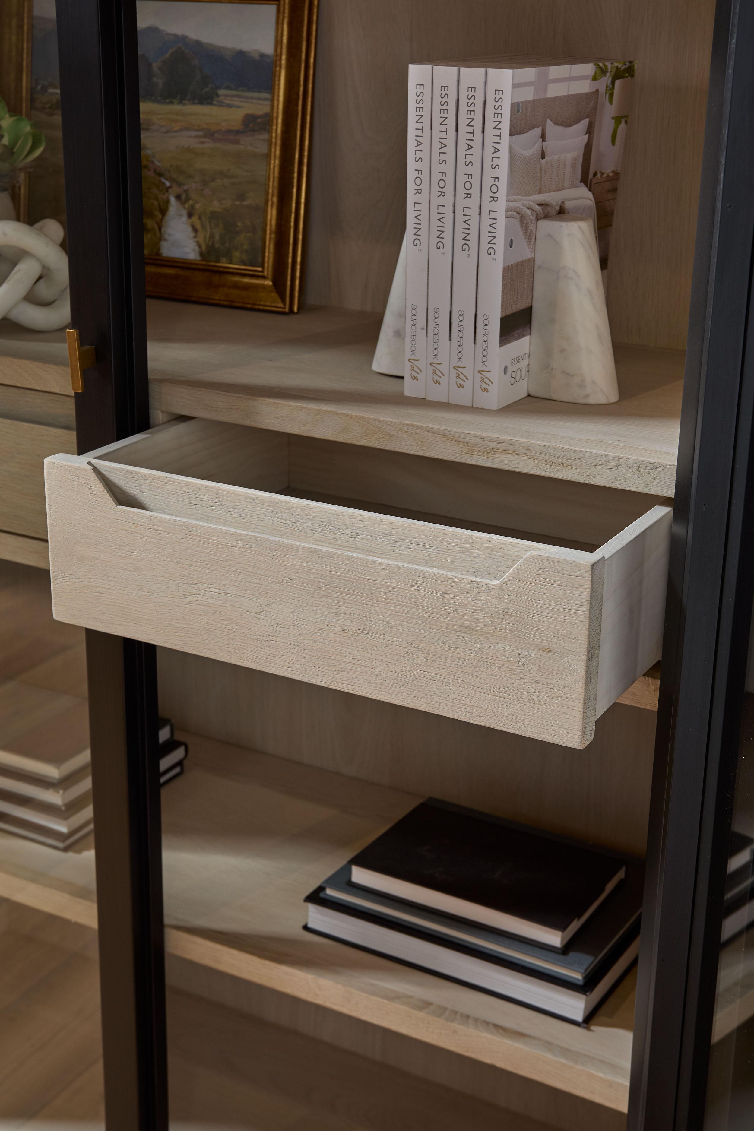 Toulouse Display Cabinet, Shelving & Bookcase by Essentials for Living, 47.5" width x 83" height x 17.75" depth View 19