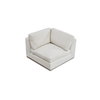 Rue Corner Chair Off White, Sectional Sofa by Moe's Home, 40.6" width x 23.6" height x 40.6" depth thumbnail 3