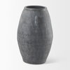 Zuma  Dark Gray Ceramic Floor Vase, by Mercana, 27.17" length x 20.47" width x 31.89" height thumbnail 6