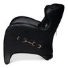 Hera Arm Chair  Onyx Black, by Sarreid, 2'10" length x 2'7" width x 2'10" height thumbnail 9