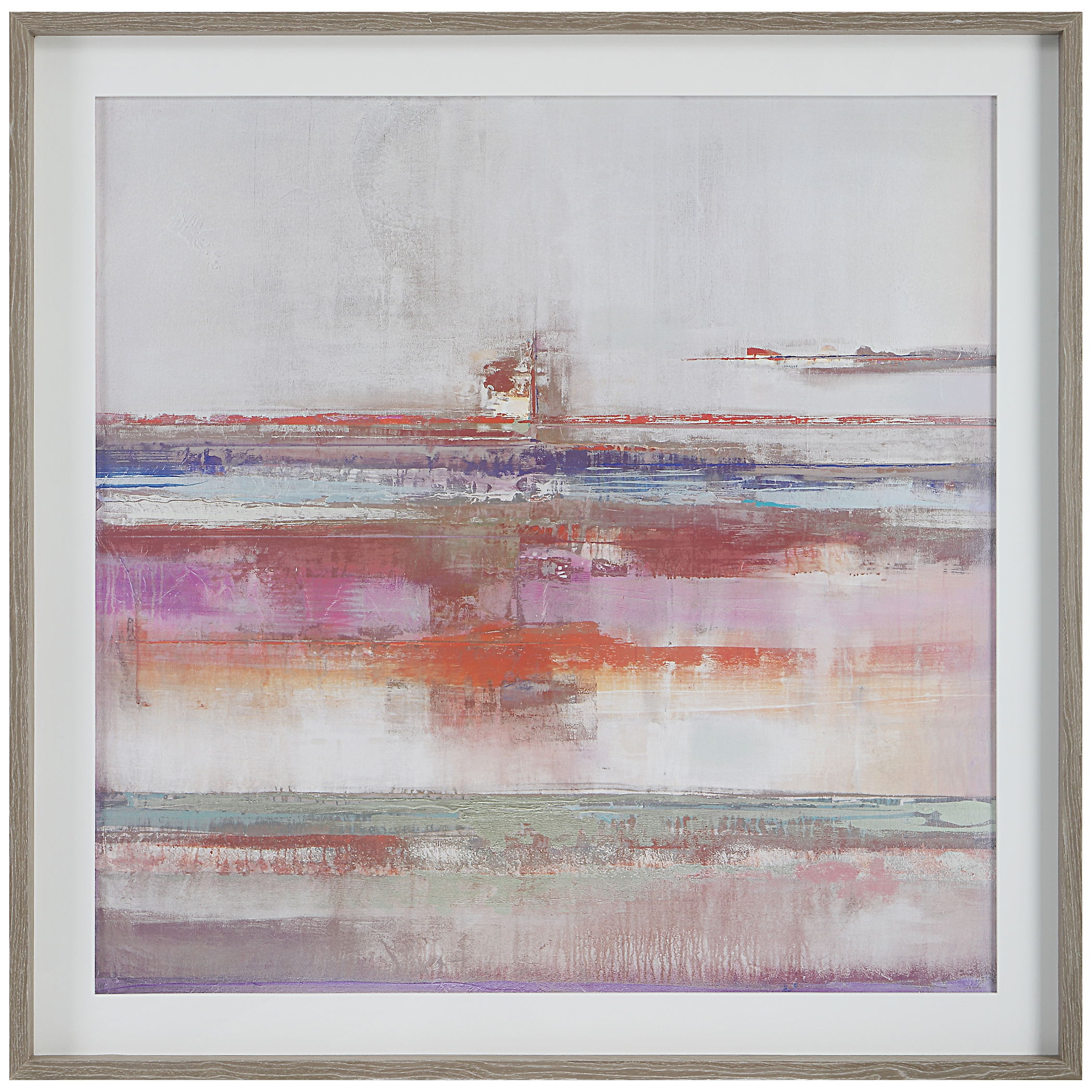 Torrent Abstract Art Framed Print large image 