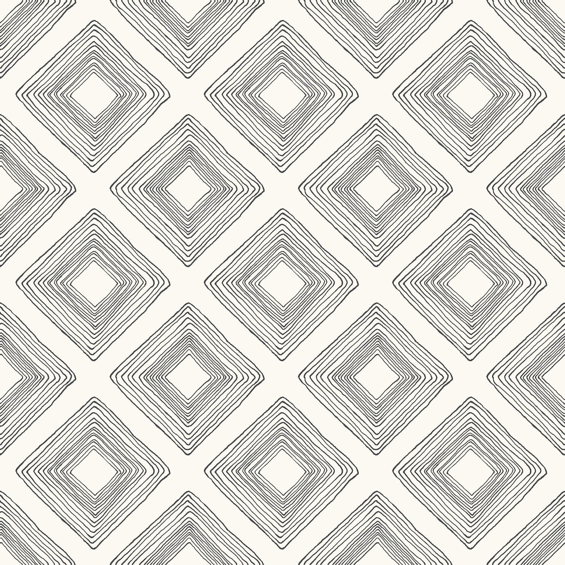 Diamond Sketch Black & White Wallpaper large image 