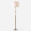 Colette White Stone Floor Lamp thumbnail 0
