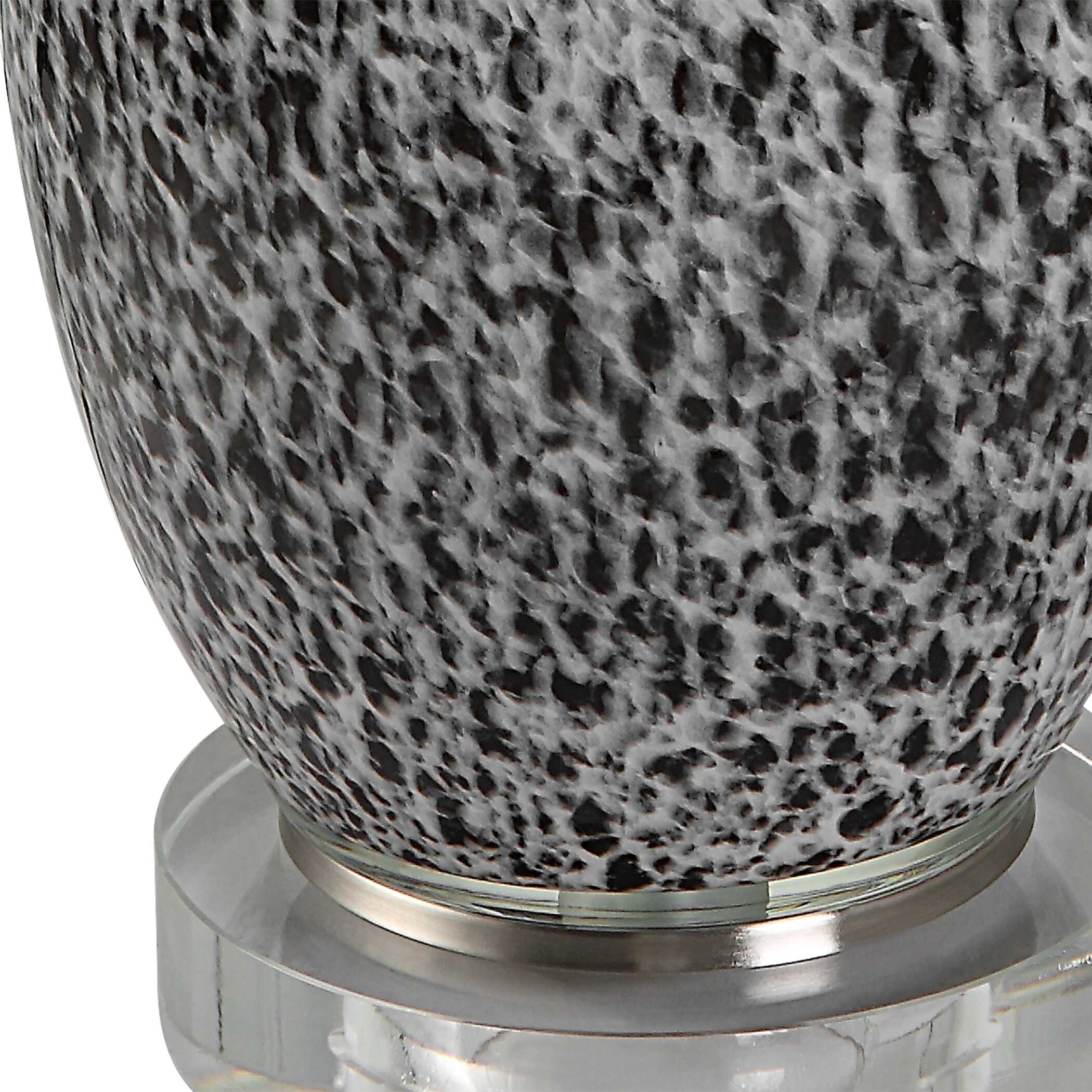 Velino Curvy Glass Table Lamp large image 
