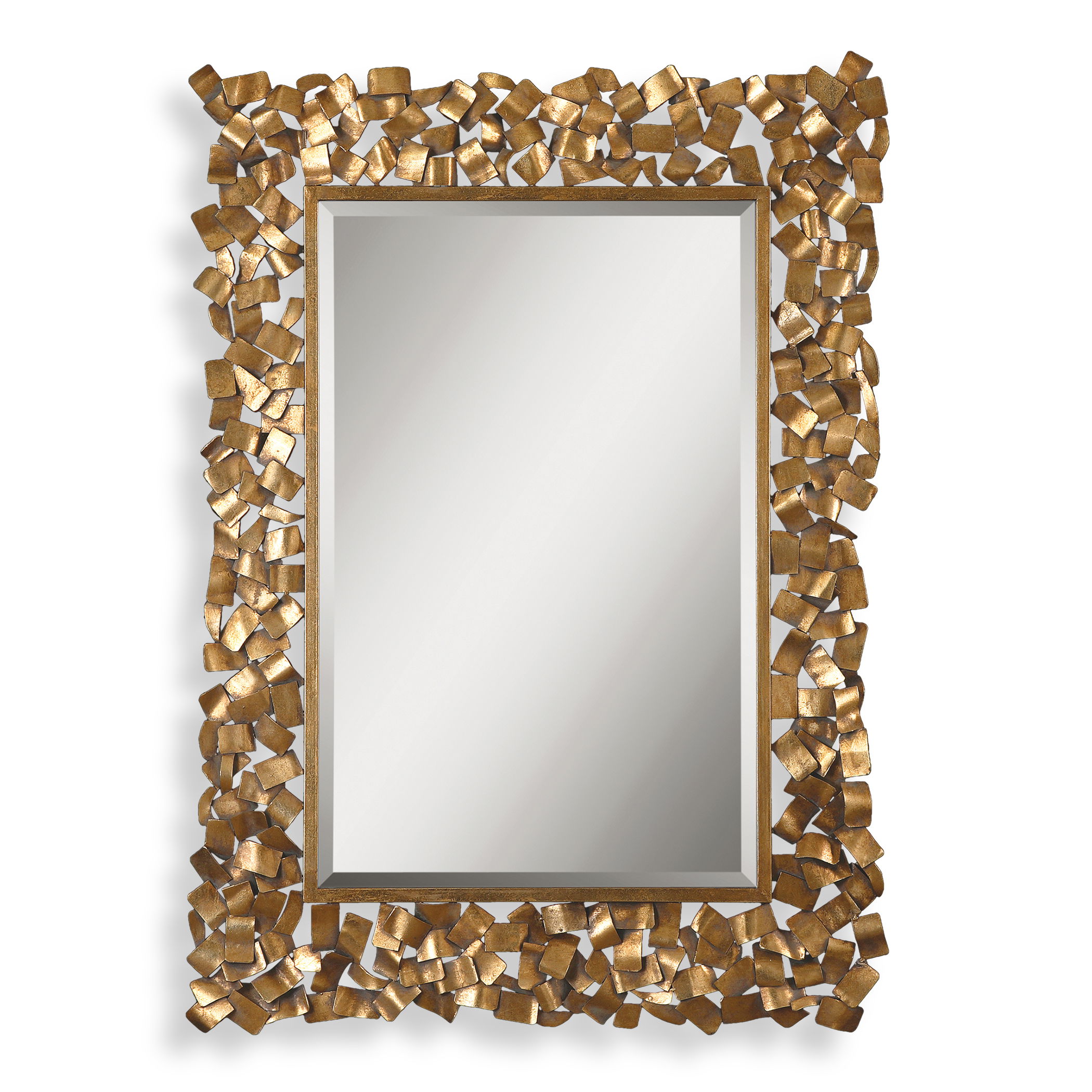 Capulin Antique Gold Mirror large image 