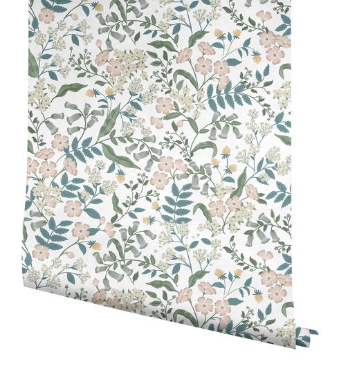 Sweetbrier Blush Peel & Stick Wallpaper
