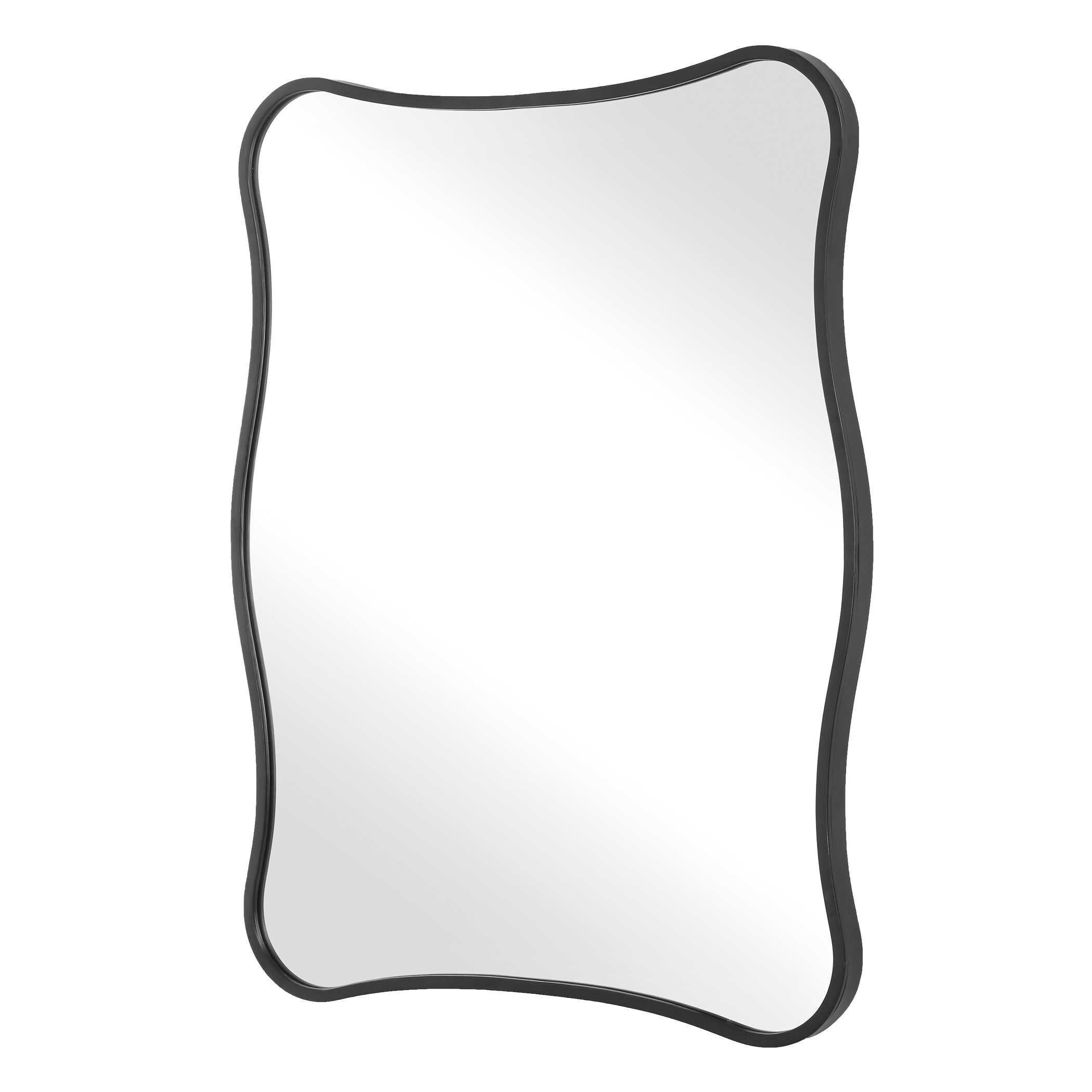 Pavia Black Vanity Mirror, by Uttermost, 27.5" width x 36.25" height x 1.5" depth View 5